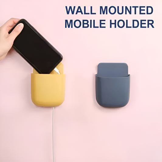 1 Pcs u Shape Wall Mounted Mobile And Remote Holder