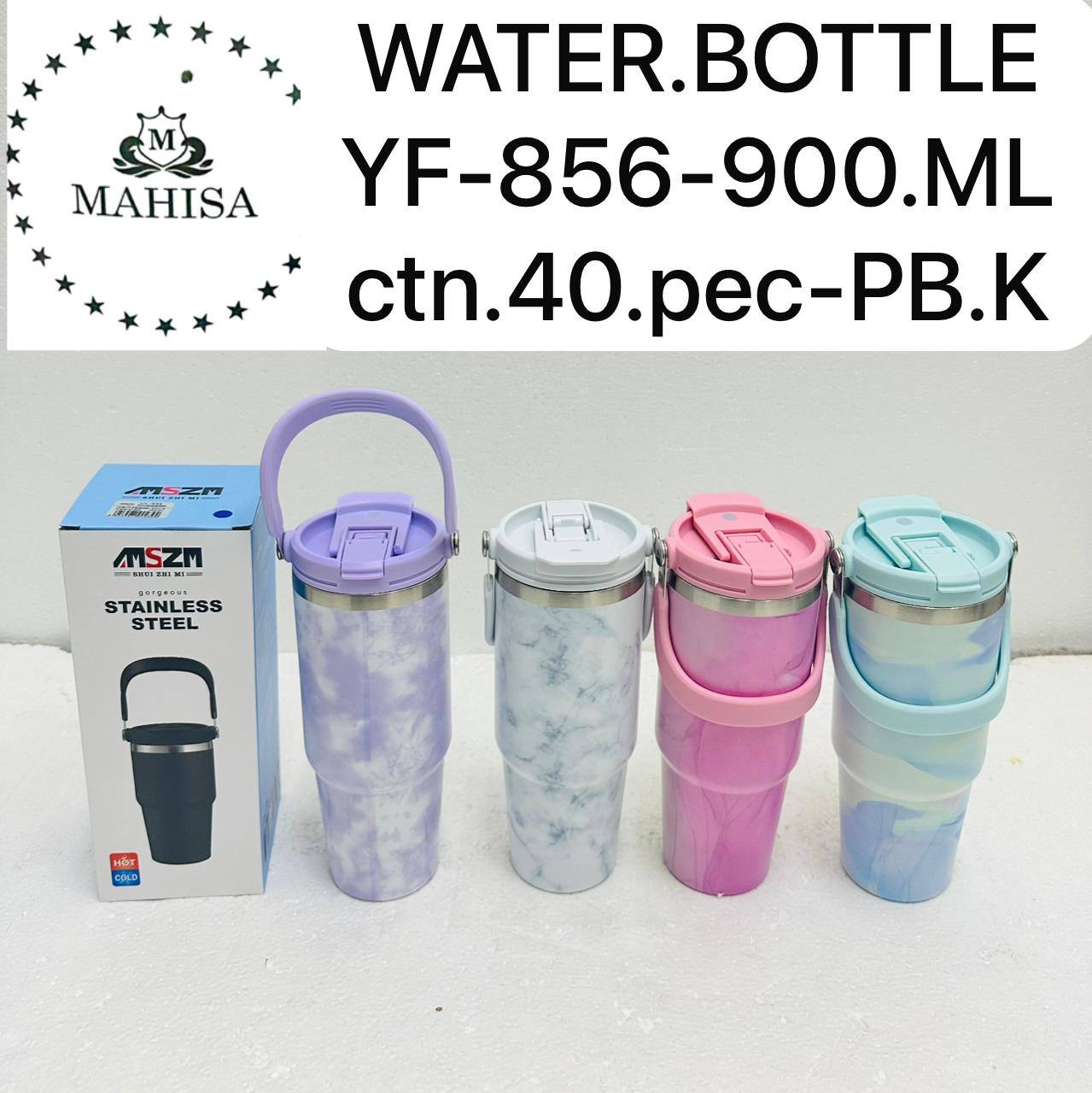 Yukon Outfitters 40 oz FIT FORTY White Marble Tumbler